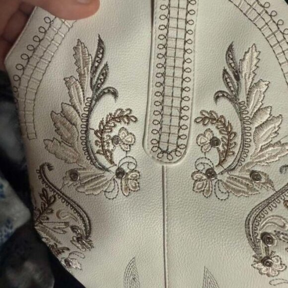 Women's Wide Calf Knee High Cowgirl Boots Sz 6-10 - Picture 5 of 16